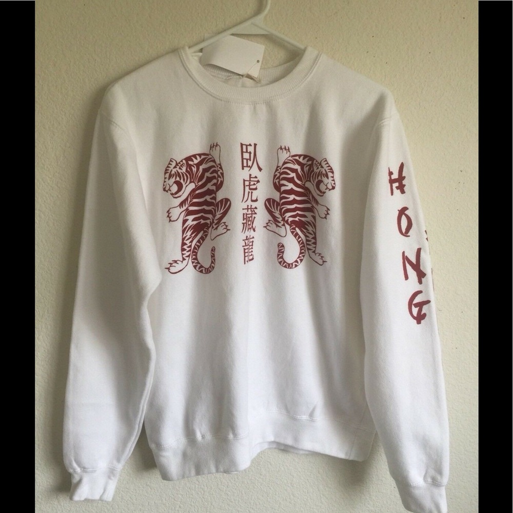Brandy Melville Erica Hong Kong tigers sweatshirt
